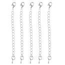 10Pcs 7mm Ball Magnetic Lobster Clasp Extender Chain Jewelry Making Silver