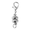 10Pcs 7mm Ball Magnetic Lobster Clasp Extender Chain Jewelry Making Silver