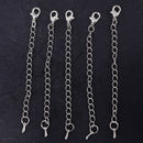 10Pcs 7mm Ball Magnetic Lobster Clasp Extender Chain Jewelry Making Silver