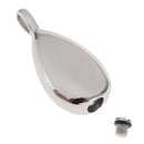 Silver Metal Waterproof Teardrop Pendant Cremation Jewelry For Ashes Pet Dog Cat
