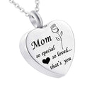 Urn Necklace Cremation Jewelry Ashes Mom So Special So Loved ...that Is You