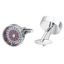 1 Pair Functional Miniature Roulette Gambling Las Vegas Spin Poker Cufflinks