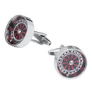 1 Pair Functional Miniature Roulette Gambling Las Vegas Spin Poker Cufflinks