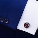 1 Pair Functional Miniature Roulette Gambling Las Vegas Spin Poker Cufflinks