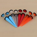 8Pcs 18G Fake Cheater Ear Taper Stretcher Plugs Stretching Tunnels Jewelry