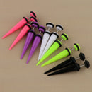 10Pcs 18G Fake Cheater Ear Taper Stretcher Plugs Stretching Tunnels Jewelry