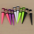 10Pcs 18G Fake Cheater Ear Taper Stretcher Plugs Stretching Tunnels Jewelry