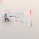 20Pcs Punk Rock Stainless Steel Lip Bar Labret Stud Tragus Ring Various Colours 16G