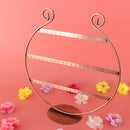 Copper Color Metal Jewelry Display Stand 27 Pairs Earrings Organizer Holder