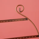 Copper Color Metal Jewelry Display Stand 27 Pairs Earrings Organizer Holder