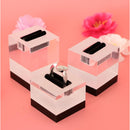 3pcs/set Acrylic Ring Display Stand Holder Jewelry Rack Showcase Organizer