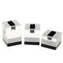 3pcs/set Acrylic Ring Display Stand Holder Jewelry Rack Showcase Organizer
