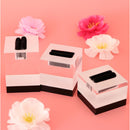 3pcs/set Acrylic Ring Display Stand Holder Jewelry Rack Showcase Organizer