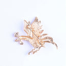 Crystal Rooster Badge Brooch Enamel Corsage Christmas Clothing Accessories