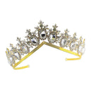Baroque Gold Vintage Tiaras and Crowns for Women Wedding Bridal Headbands