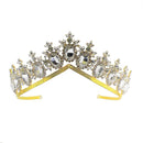Baroque Gold Vintage Tiaras and Crowns for Women Wedding Bridal Headbands