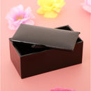 Small Cufflink Box Tie Clip Bar Gift Box Case Black Jewelry Gift Box For Men