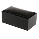 Small Cufflink Box Tie Clip Bar Gift Box Case Black Jewelry Gift Box For Men
