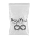 4Pcs Fake Hoop Huggie Earring Stainless Steel Clip On Cuff No Piercing Stud