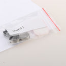 4Pcs Fake Hoop Huggie Earring Stainless Steel Clip On Cuff No Piercing Stud