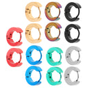 14Pcs Women Men Small Round Hoop Huggie Sleeper Stud Earrings Hippy Jewelry