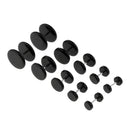 5 Pairs Acrylic Ear Earrings Flesh Tunnels Stainless Steel Fake Plugs 16g
