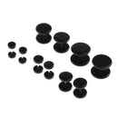 5 Pairs Acrylic Ear Earrings Flesh Tunnels Stainless Steel Fake Plugs 16g