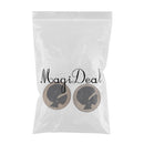 Vintage Natural Wooden Ethnic Round Dangle African Black Female Earrings