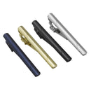 4 Pcs Brass Tie Clip Bar 6cm for Men Tie Business Wedding Bar Clips Set