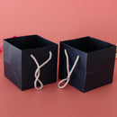2pcs Candy Box Paper Gift Wedding Party Favors with Braided Rope Handles