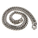 Women's Men's Stainless Steel Hip Hop Rough Cuban Curb Link Chain Necklace