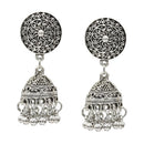 Vintage Tibetan Ethnic Bell Tassel Dangle Earrings Belly Dancing Ear Stud
