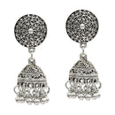 Vintage Tibetan Ethnic Bell Tassel Dangle Earrings Belly Dancing Ear Stud