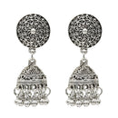 Vintage Tibetan Ethnic Bell Tassel Dangle Earrings Belly Dancing Ear Stud