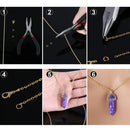 1 Roll Stainless Steel Cable Chain Necklace For Men Women DIY Crafting Gold