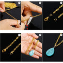 1 Roll Stainless Steel Cable Chain Necklace For Men Women DIY Crafting Gold