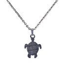 Cute Tortoise Animal Pendant Color Change Mood Feeling Charms Chain Necklace