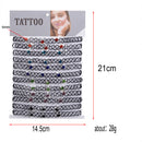 12 Pieces Elastic Tattoo Choker Stretch Hippy Chain Necklace With Crystal