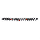 12 Pieces Elastic Tattoo Choker Stretch Hippy Chain Necklace With Crystal