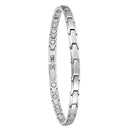 Stainless Steel Magnet Bangle Link Bracelet Anklet High Polished Men Women