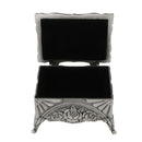 Vintage Jewelry Box Rose Flower Sculpture Trinkets Chest Jewellery Organizer