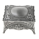 Vintage Jewelry Box Rose Flower Sculpture Trinkets Chest Jewellery Organizer