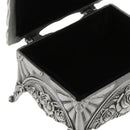 Vintage Jewelry Box Rose Flower Sculpture Trinkets Chest Jewellery Organizer