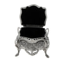 Vintage Classic Flower Sculpture Trinkets Chest Jewelry Box Organizer 10x9cm