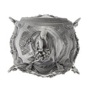 Vintage Classic Flower Sculpture Trinkets Chest Jewelry Box Organizer 10x9cm