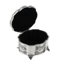 Princess Room Decoration Rose Flower Pattern Geometric Jewelry Box Travel Case for Jewelry Organizer Storage