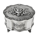 Princess Room Decoration Rose Flower Pattern Geometric Jewelry Box Travel Case for Jewelry Organizer Storage