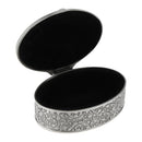 Retro Flower Sculpture Trinkets Chest Jewelry Box Organizer 10 X 7.5 X 3.5cm