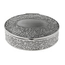Retro Flower Sculpture Trinkets Chest Jewelry Box Organizer 10 X 7.5 X 3.5cm