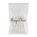 5pcs Smooth Round Ball Magnetic Clasp With Extender Chain For Necklace DIY